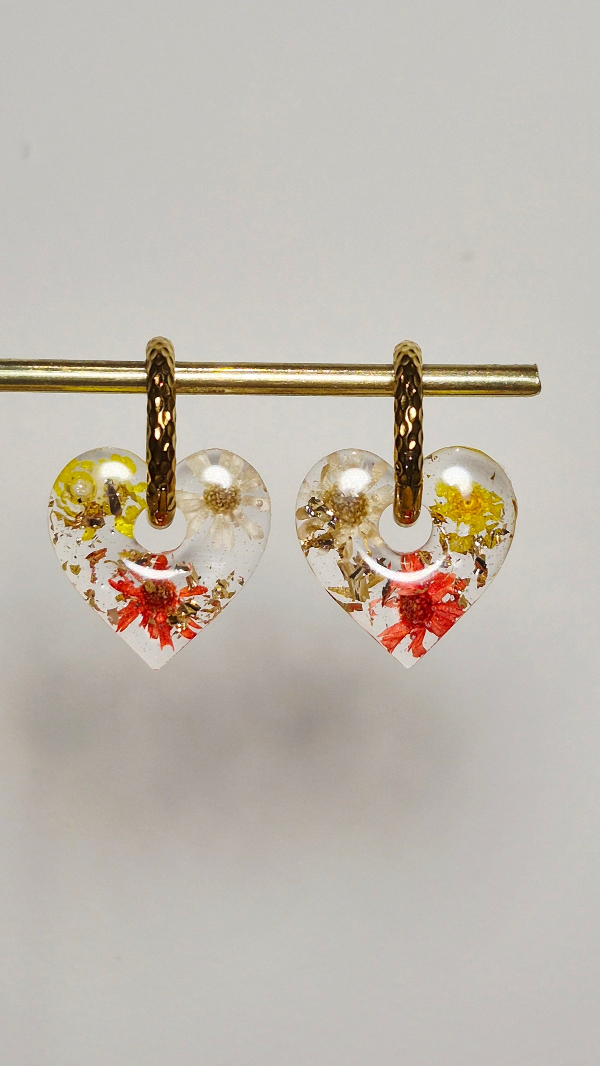 Transparentes et fleurs véritables (plusieurs modèles)