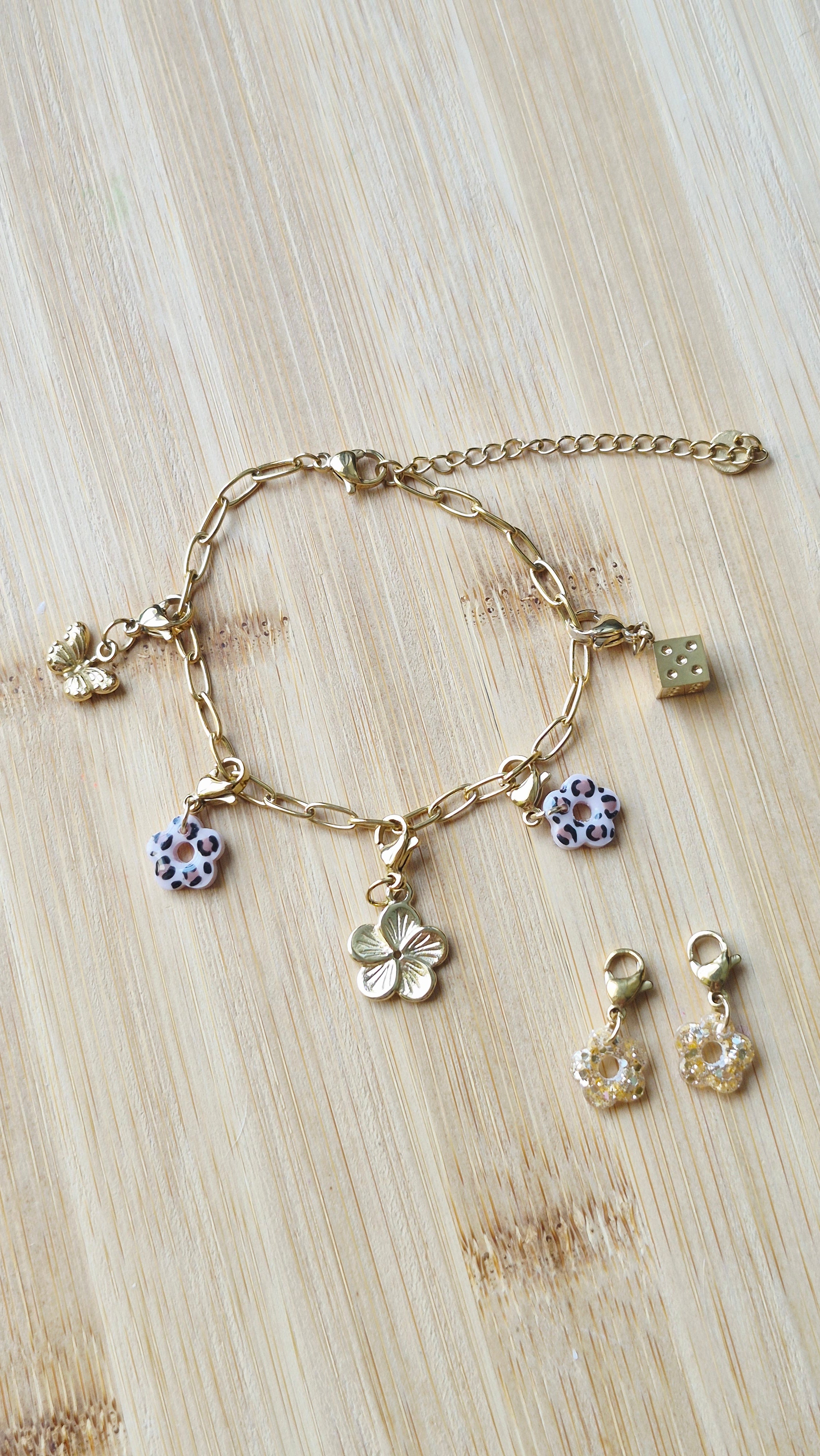 Bracelet charms collection féline
