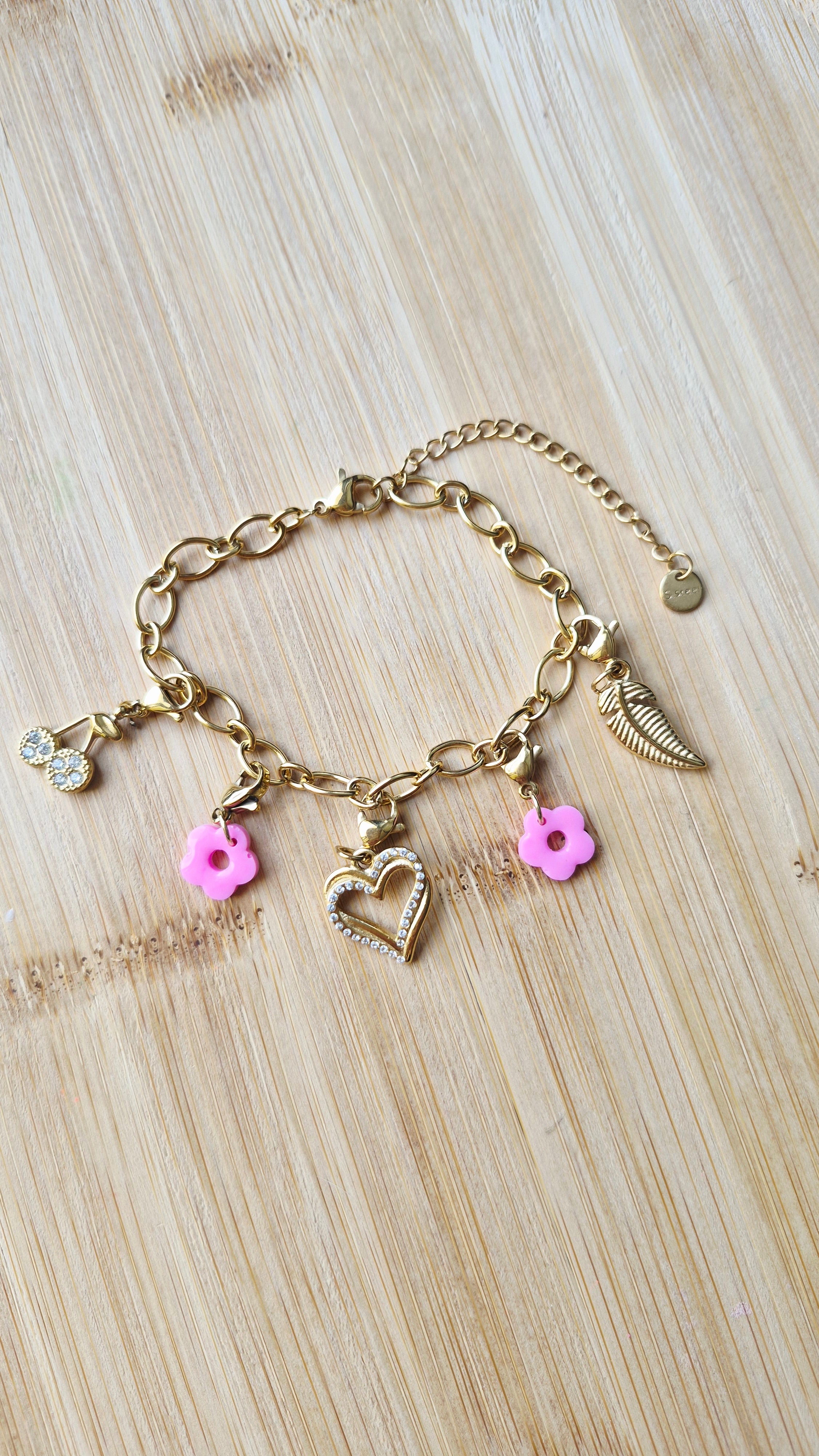 Bracelet charms collection pastel