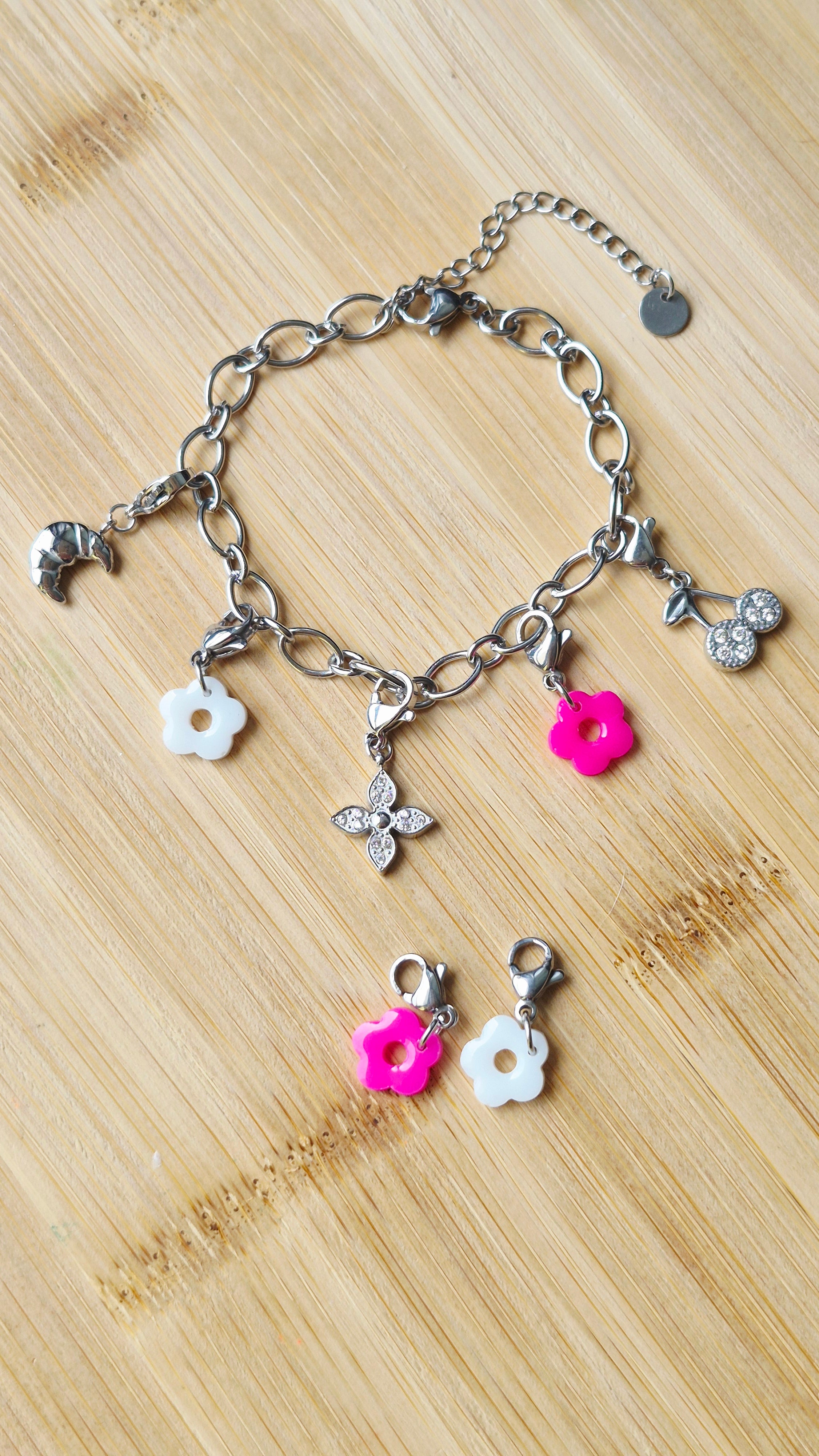 Bracelet charms collection coquette