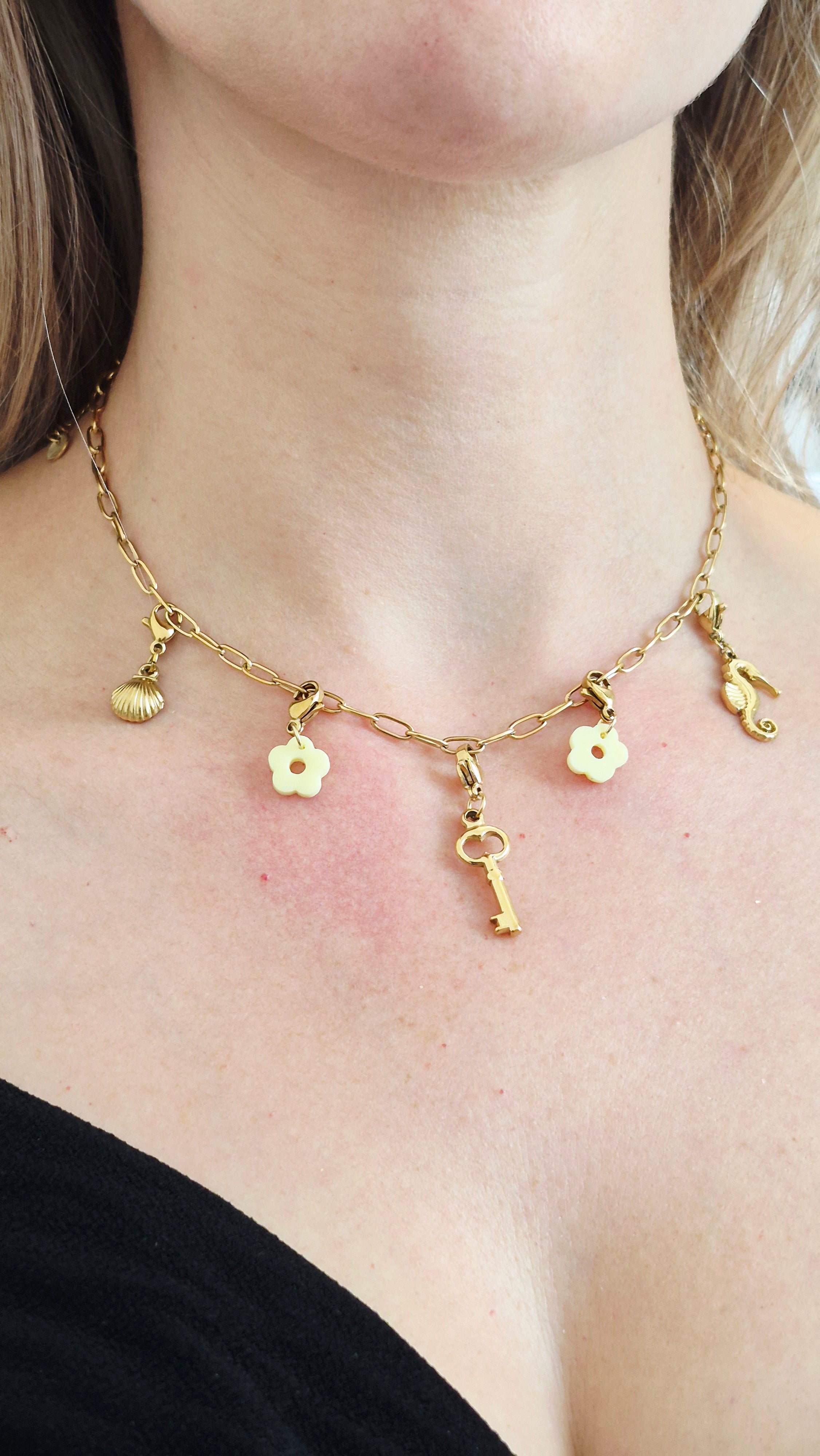 Collier charms collection évasion