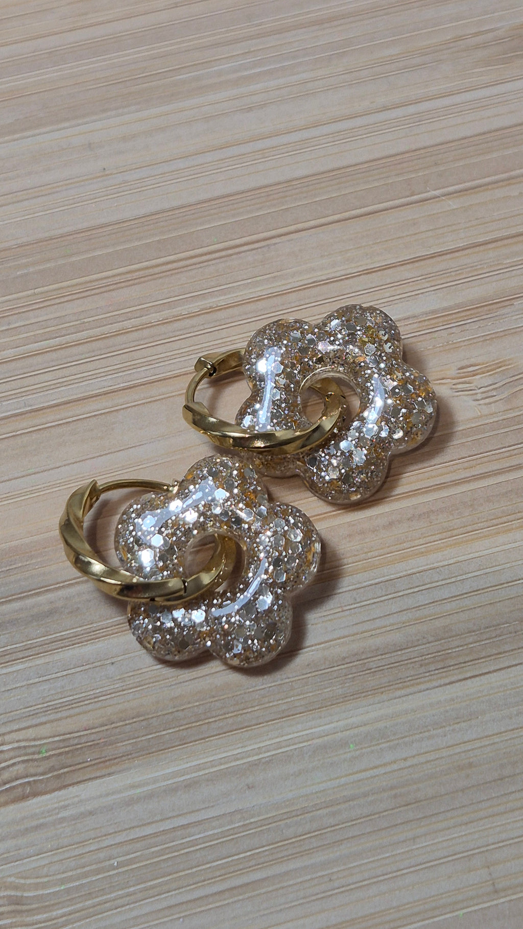 Pampilles fleurs 5 pétales unies