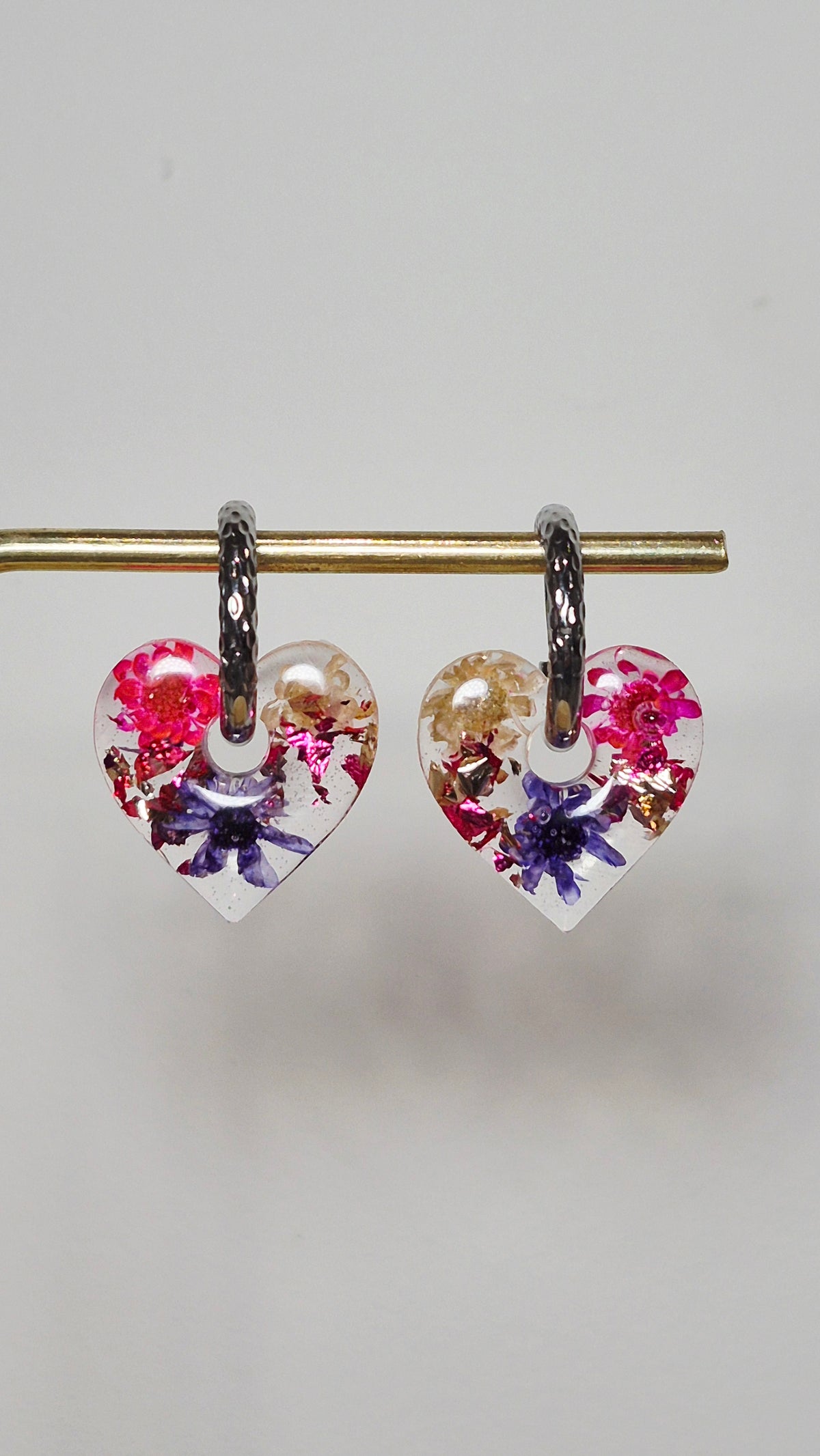 Transparentes et fleurs véritables (plusieurs modèles)