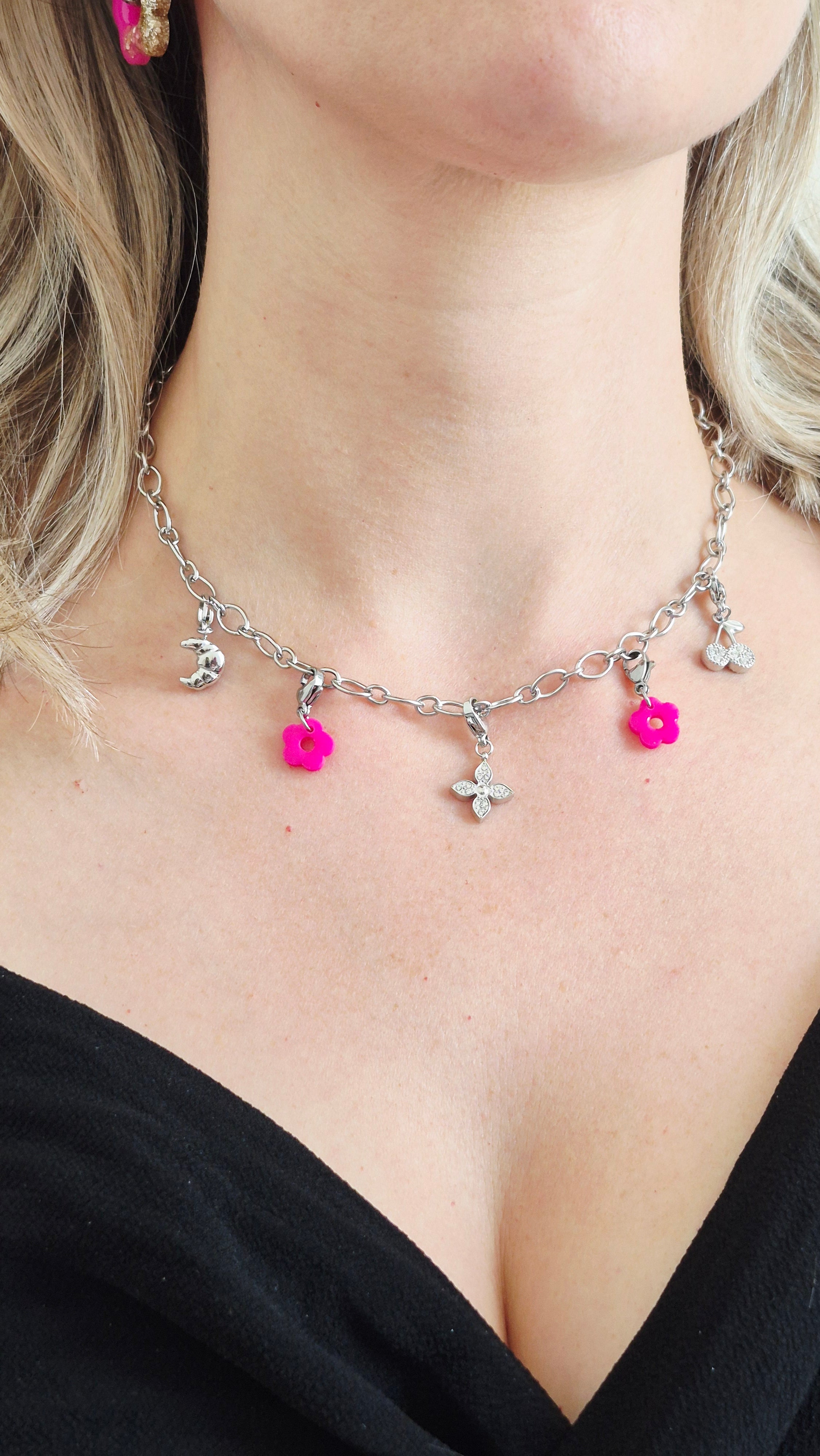 Collier charms collection coquette
