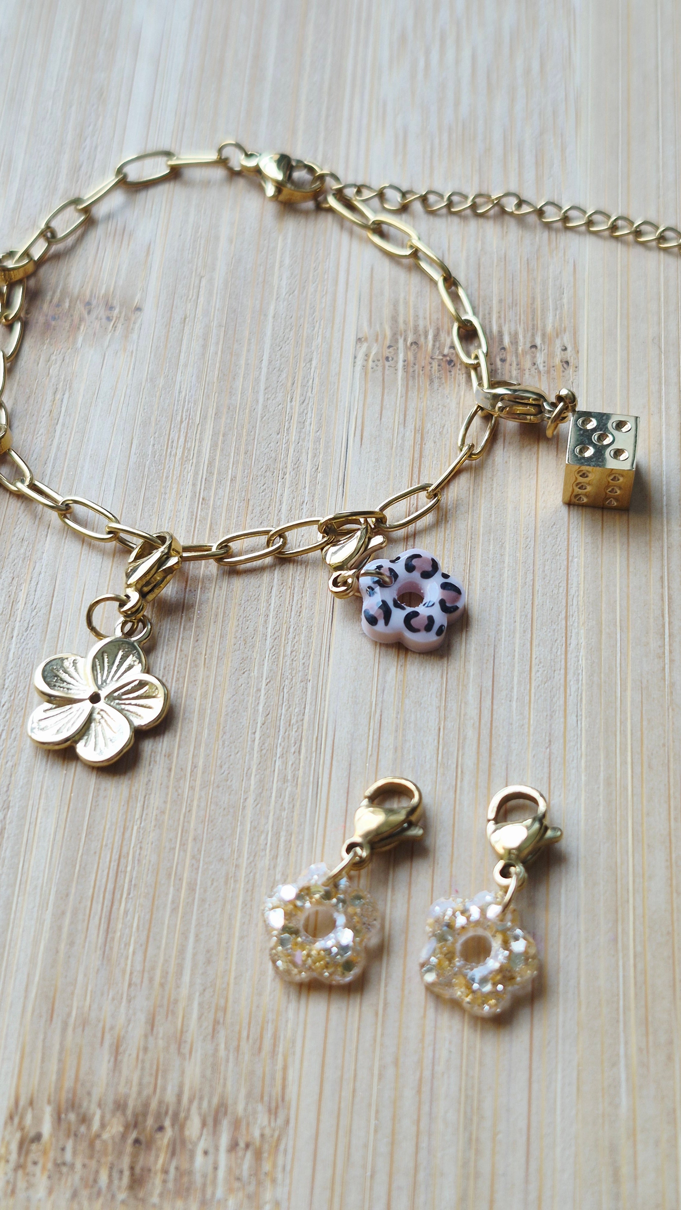 Bracelet charms collection féline