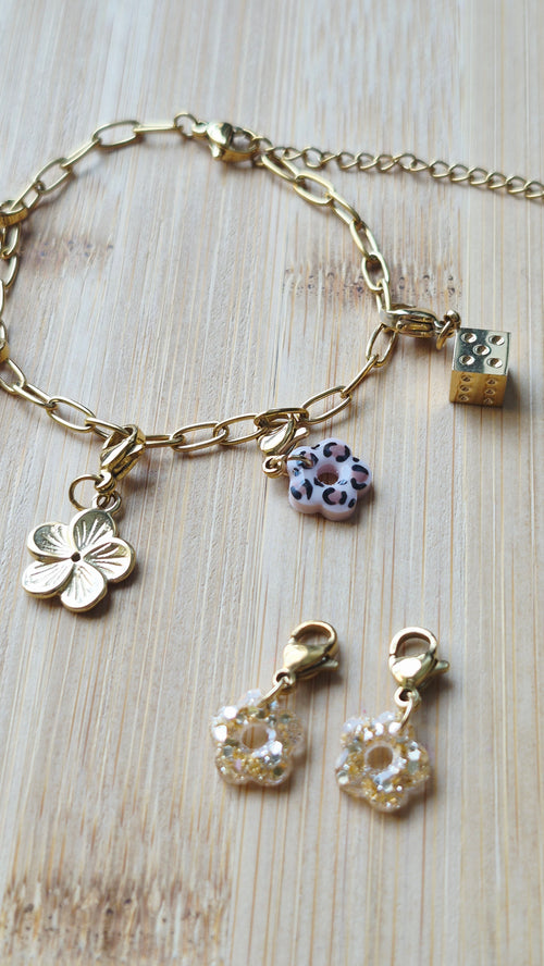 Bracelet charms collection féline