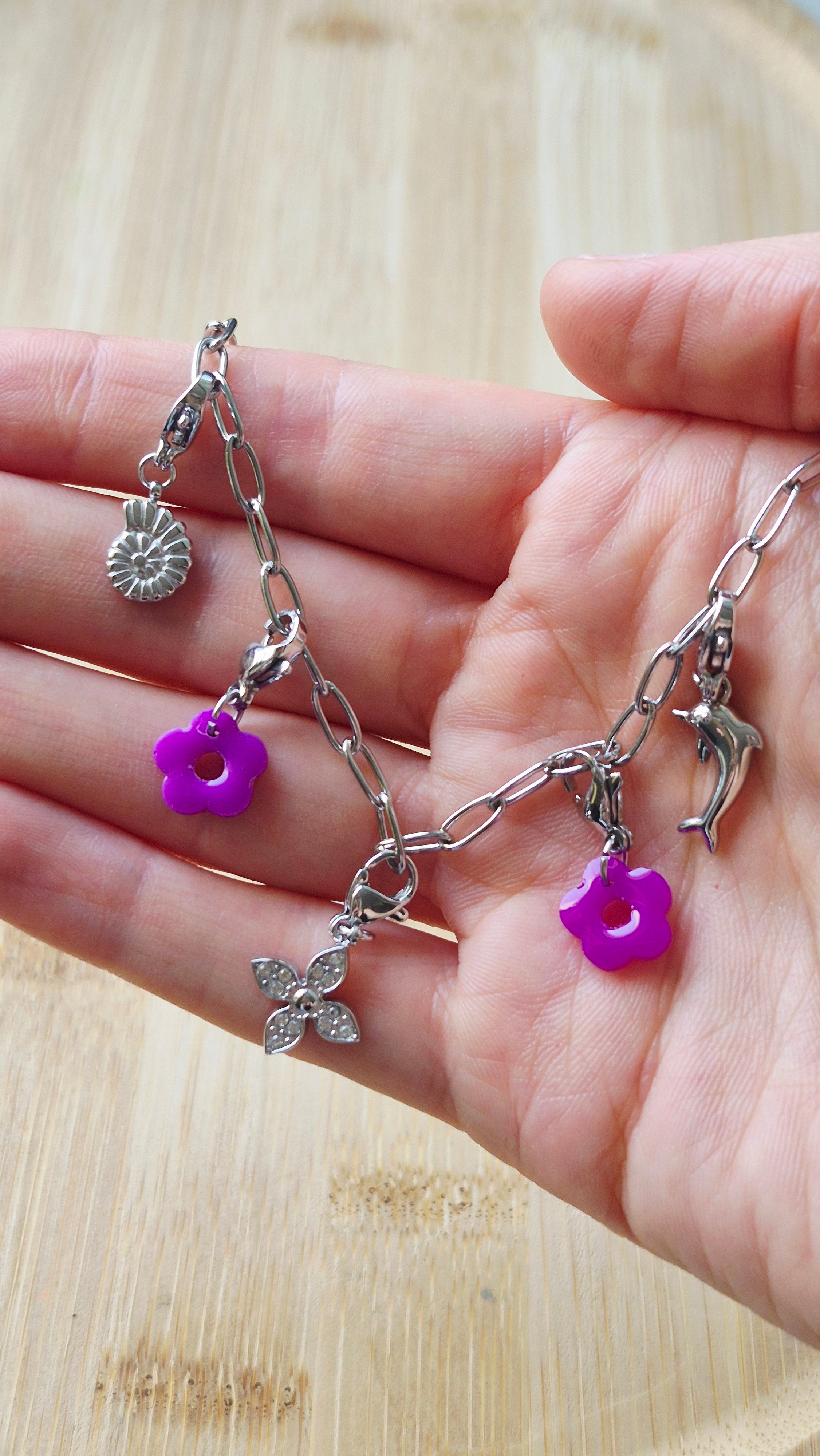 Bracelet charms collection élégance