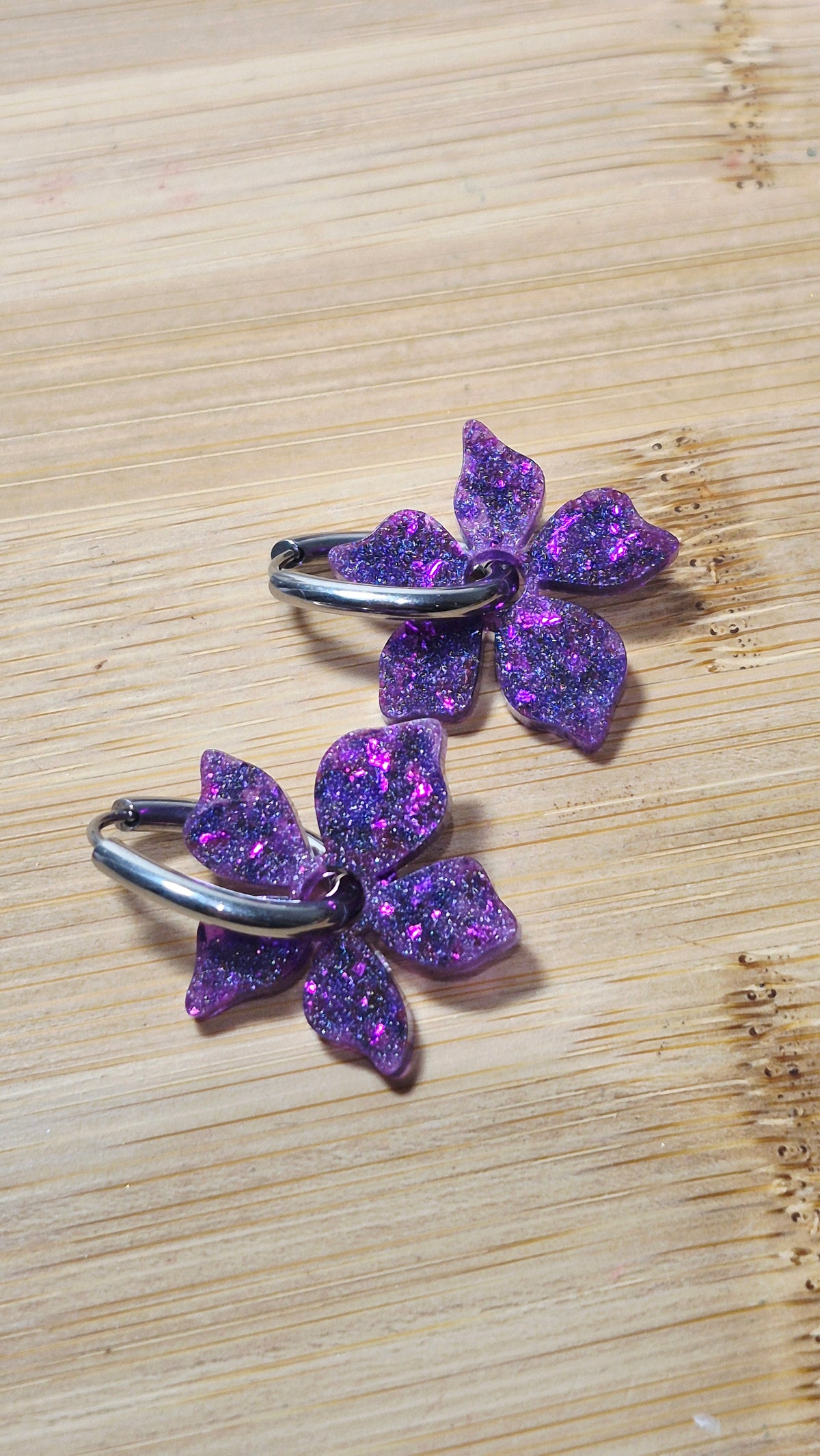 Fleurs Aurora style acétate (plusieurs coloris)