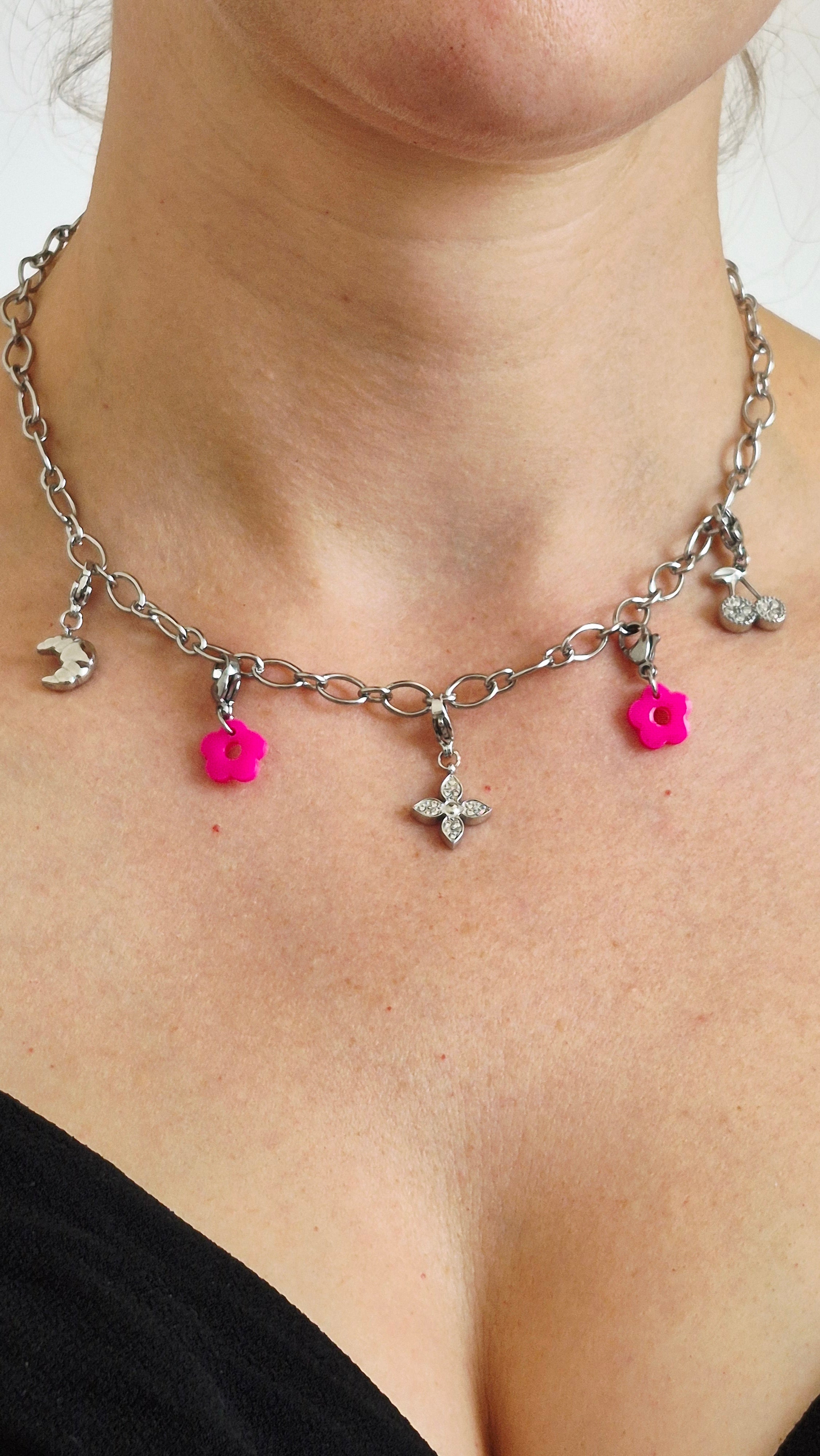Collier charms collection coquette