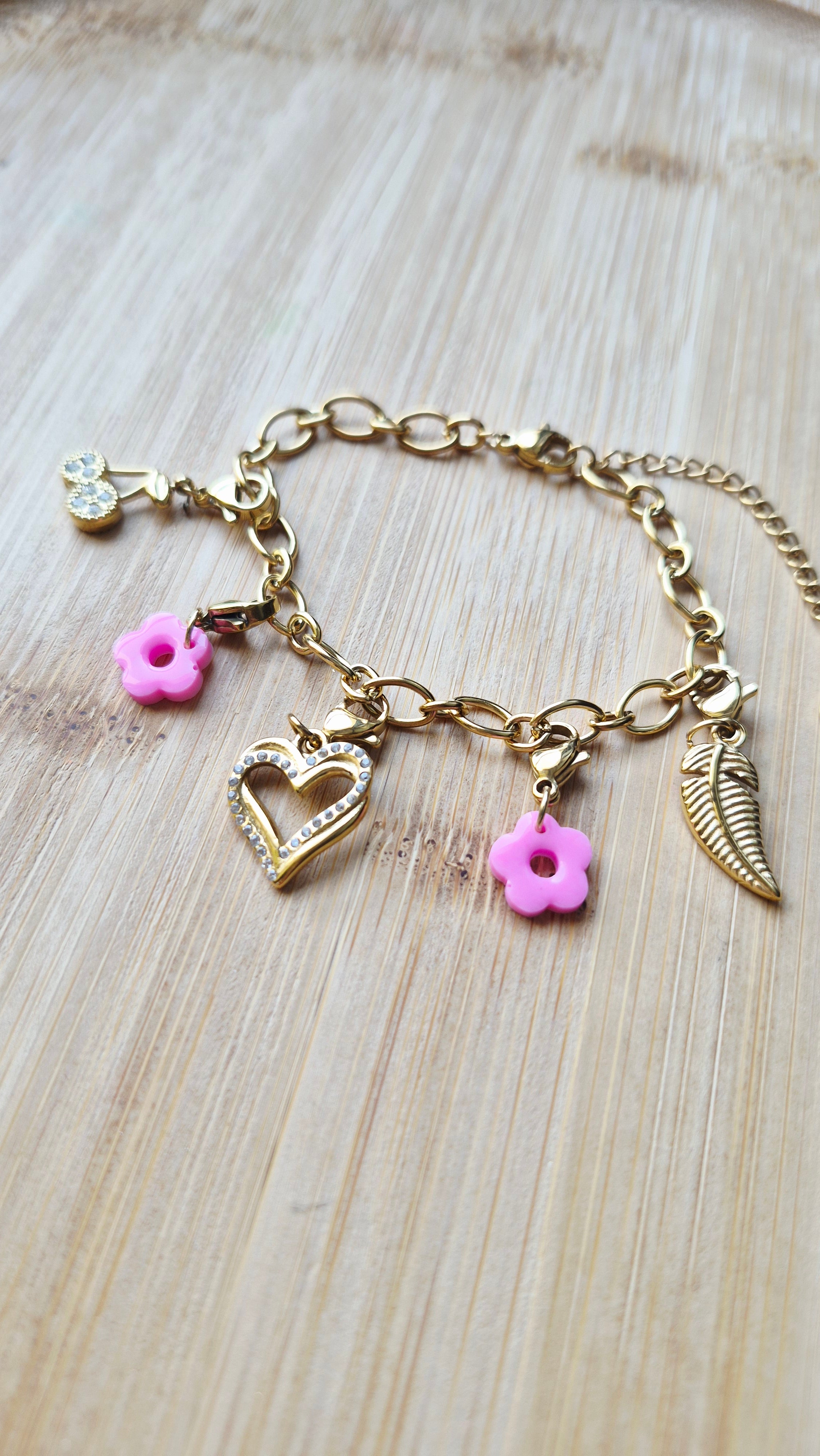 Bracelet charms collection pastel