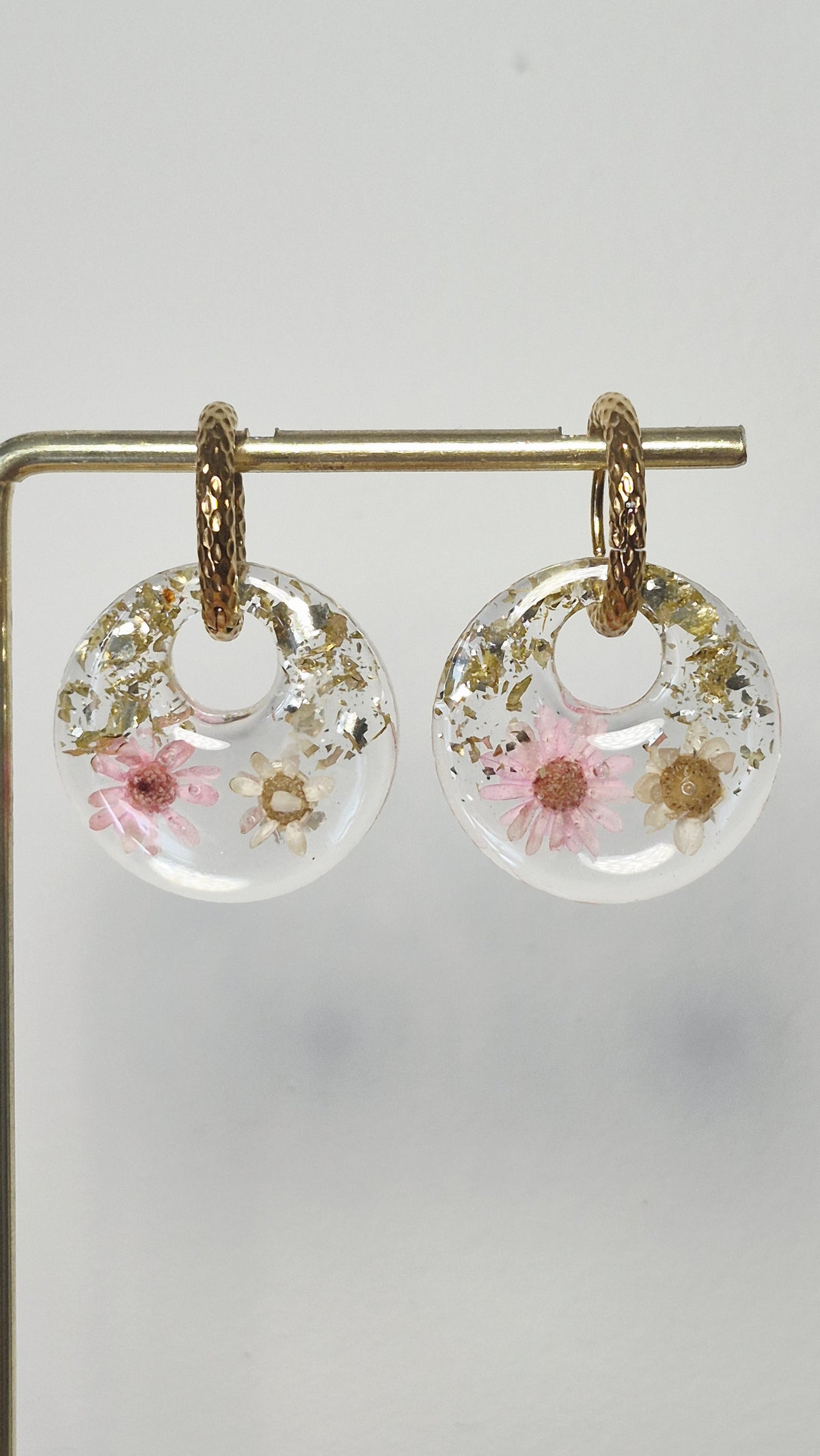 Transparentes et fleurs véritables (plusieurs modèles)
