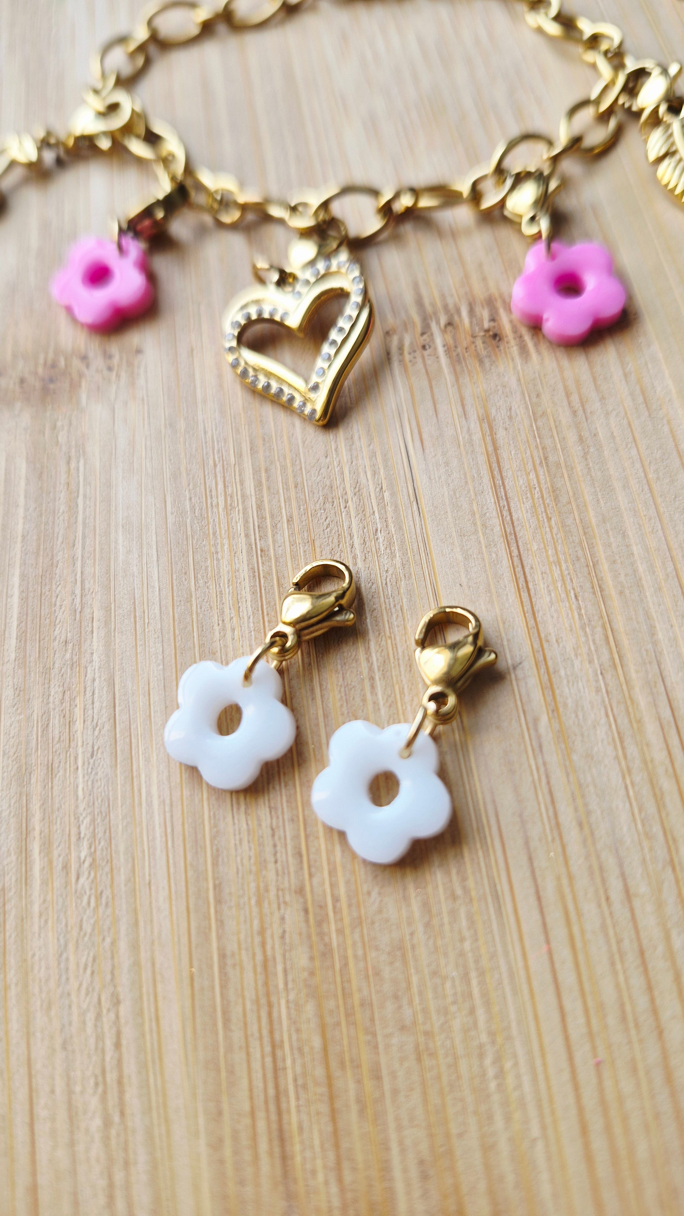 Bracelet charms collection pastel