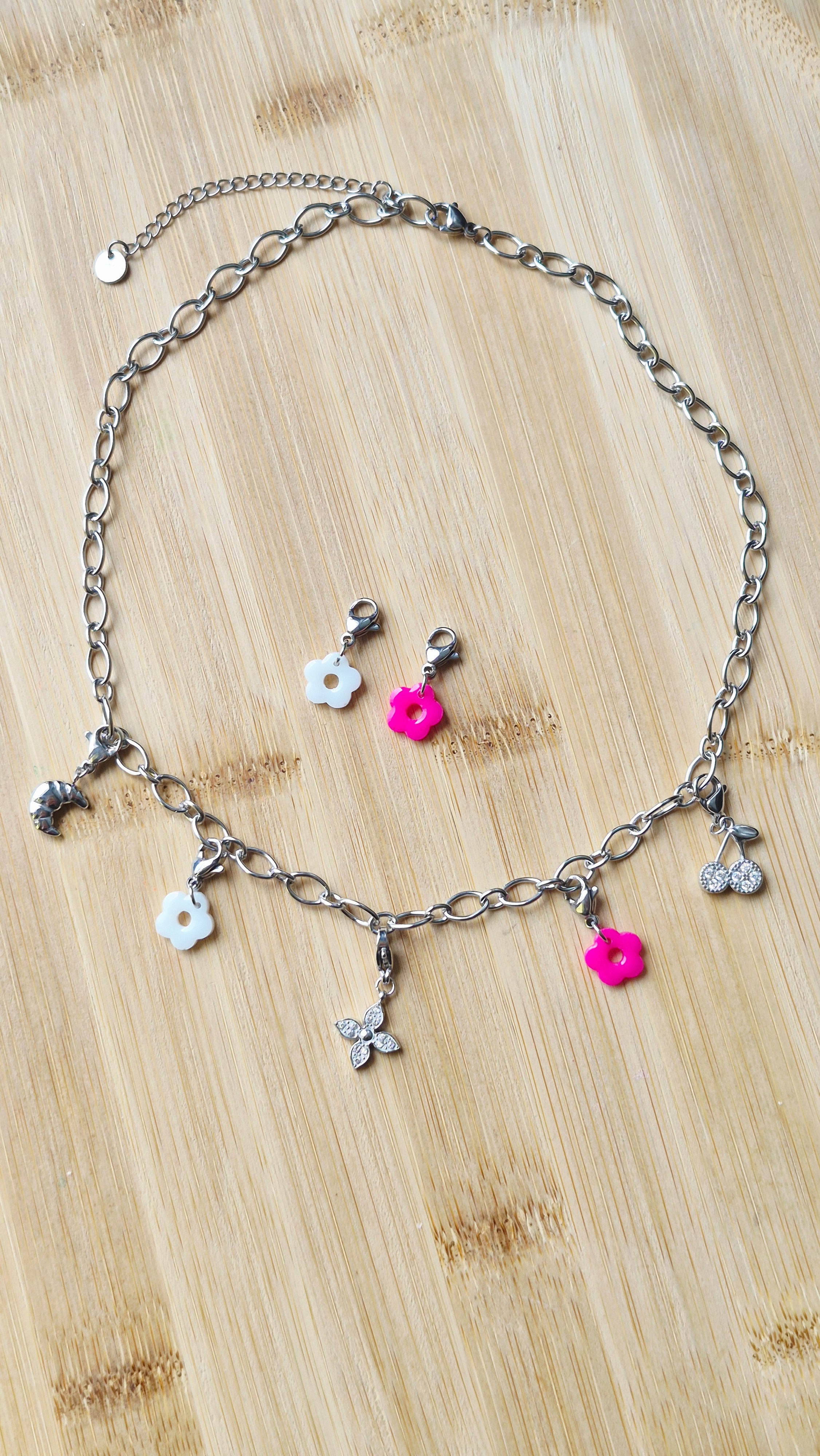 Collier charms collection coquette