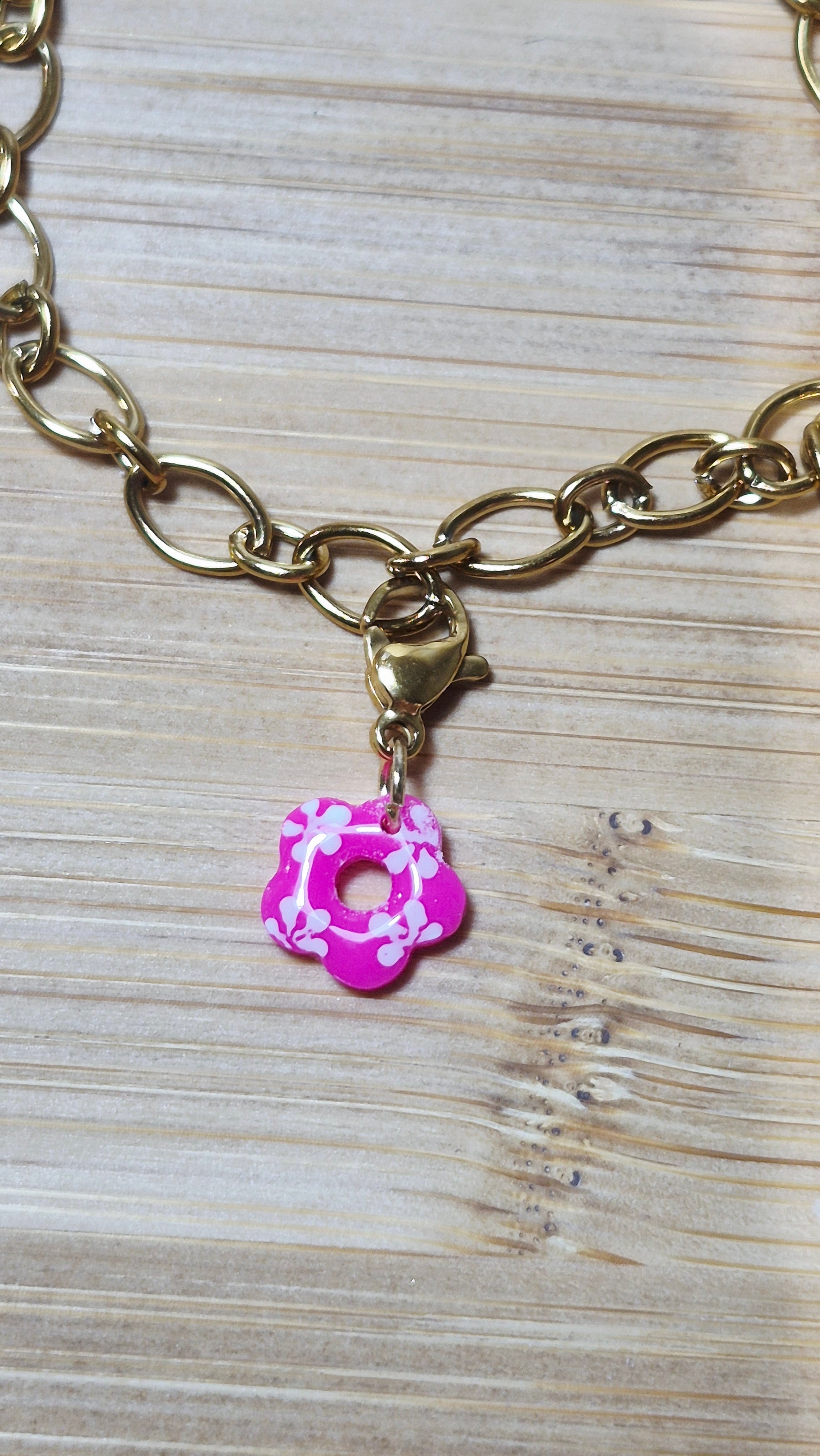 Fleur fushia motifs fleuri