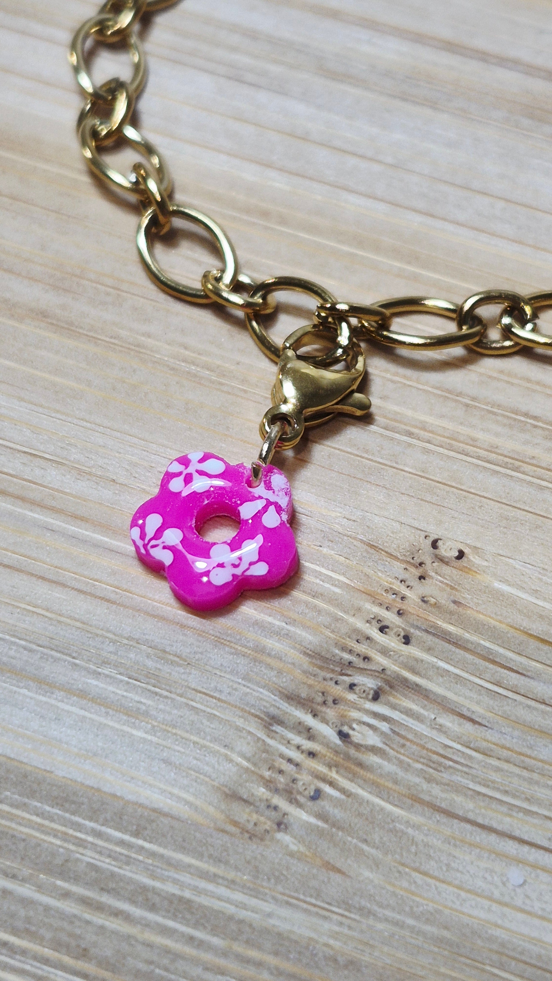 Fleur fushia motifs fleuri