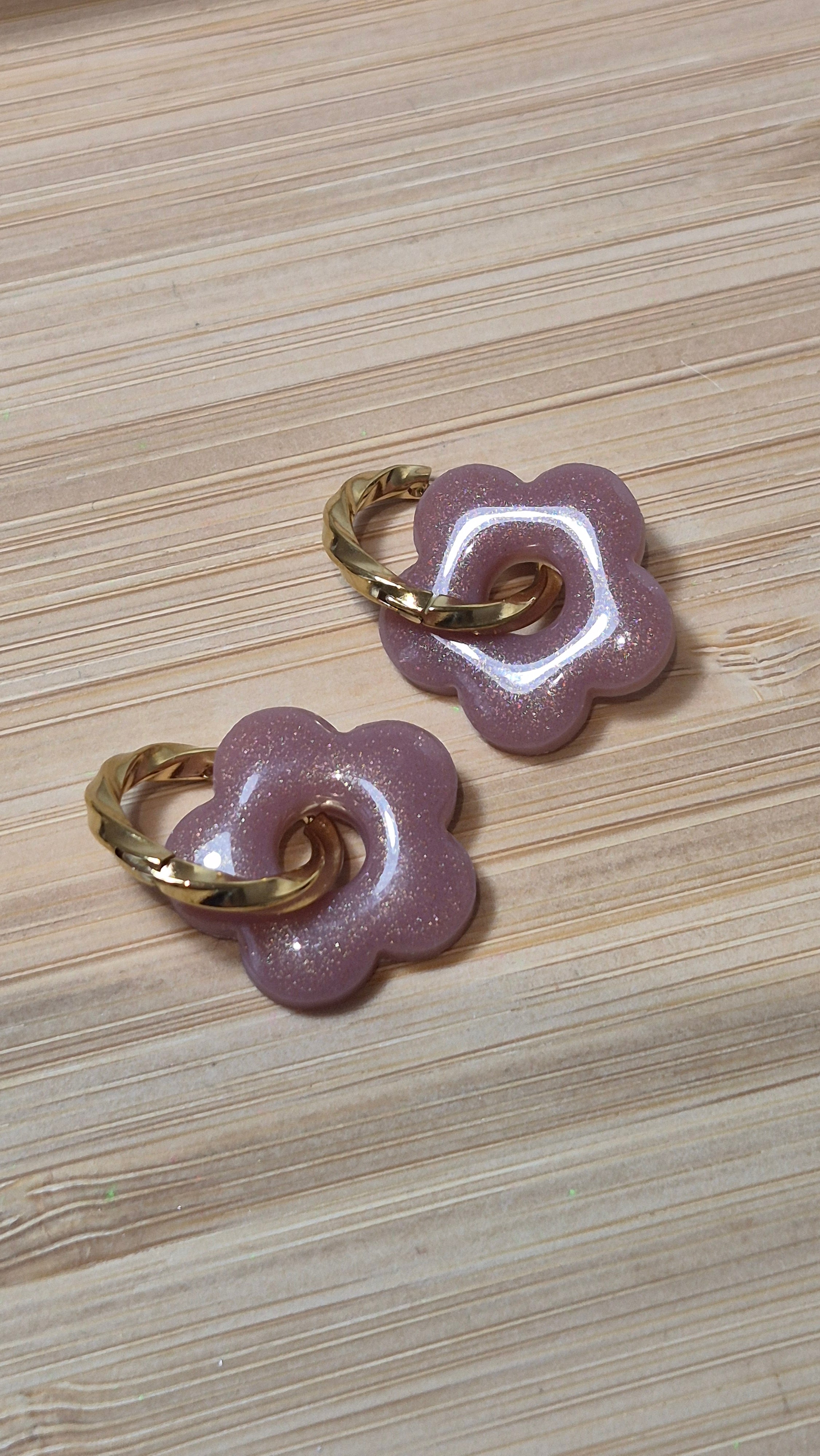 Pampilles fleurs 5 pétales unies