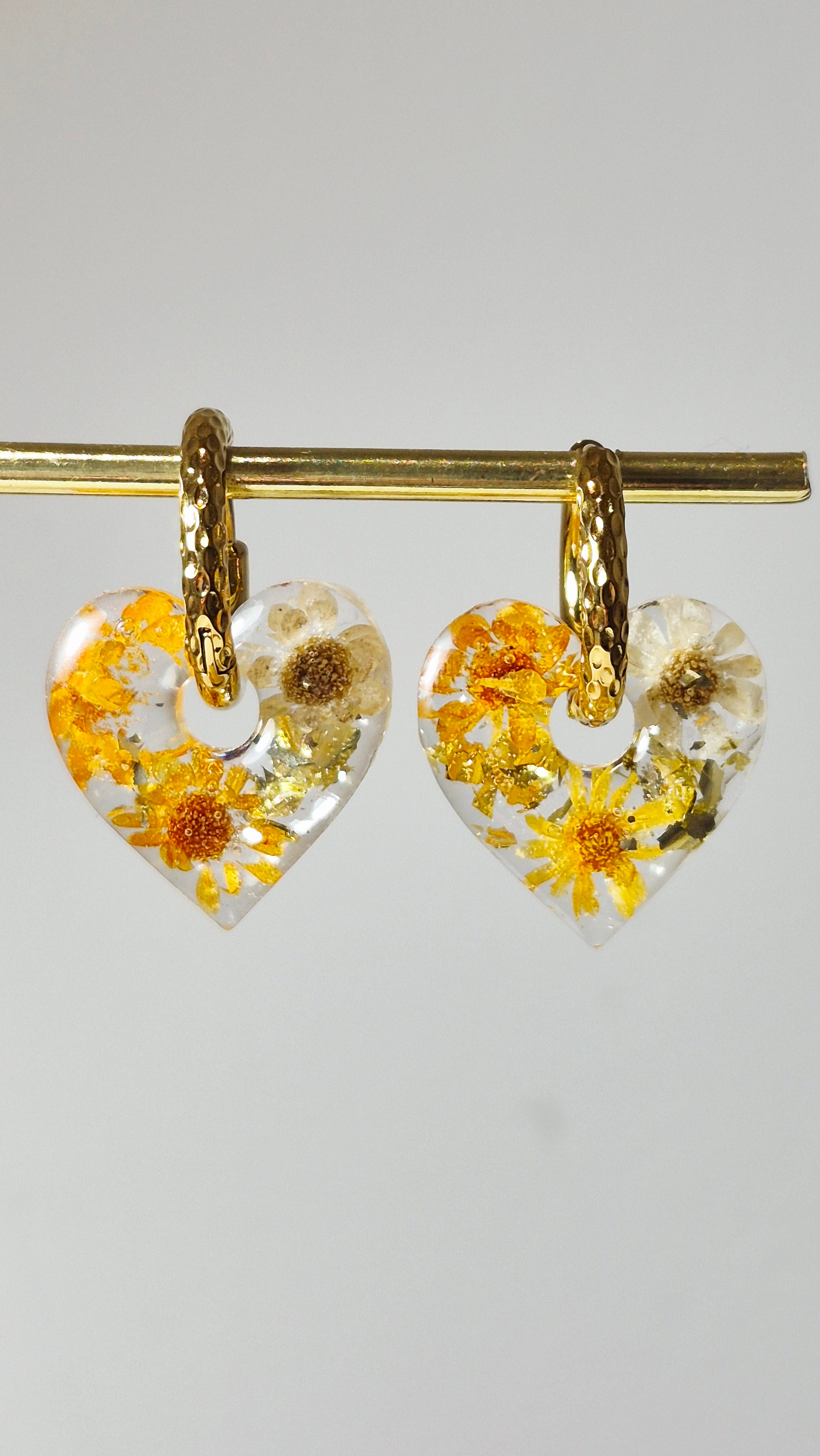 Transparentes et fleurs véritables (plusieurs modèles)