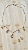Collier charms collection féline