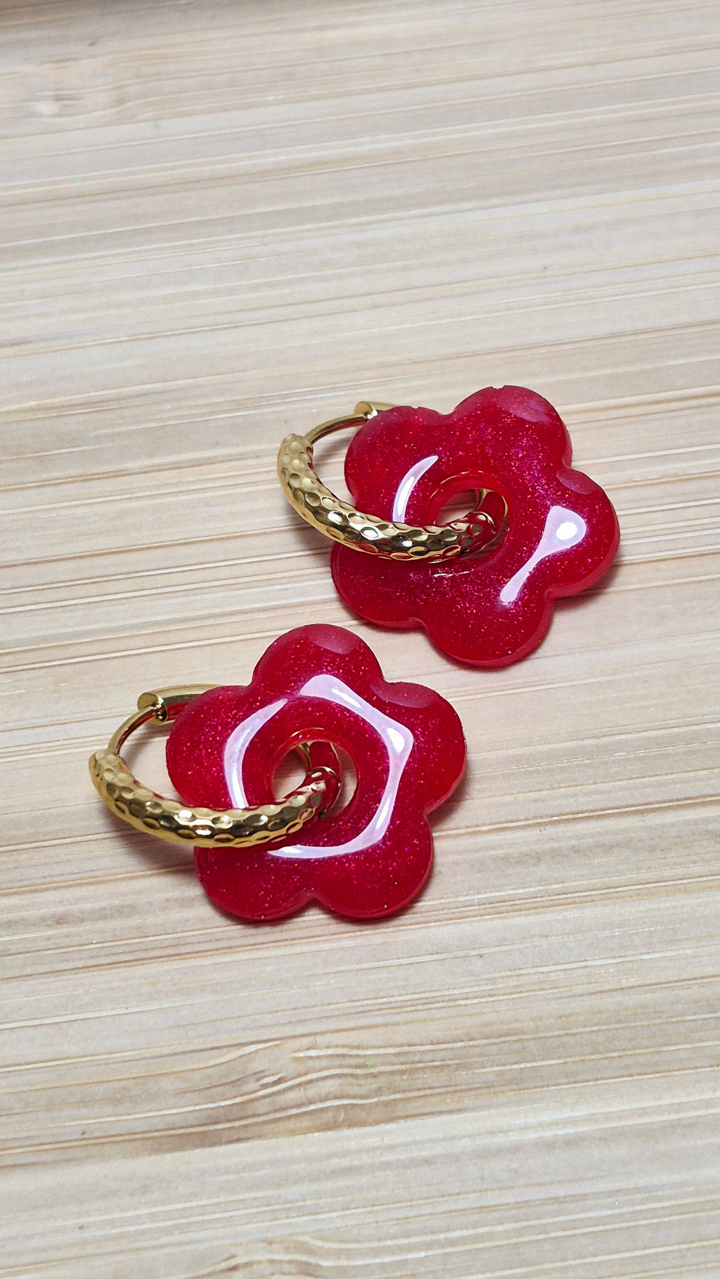 Pampilles fleurs 5 pétales unies