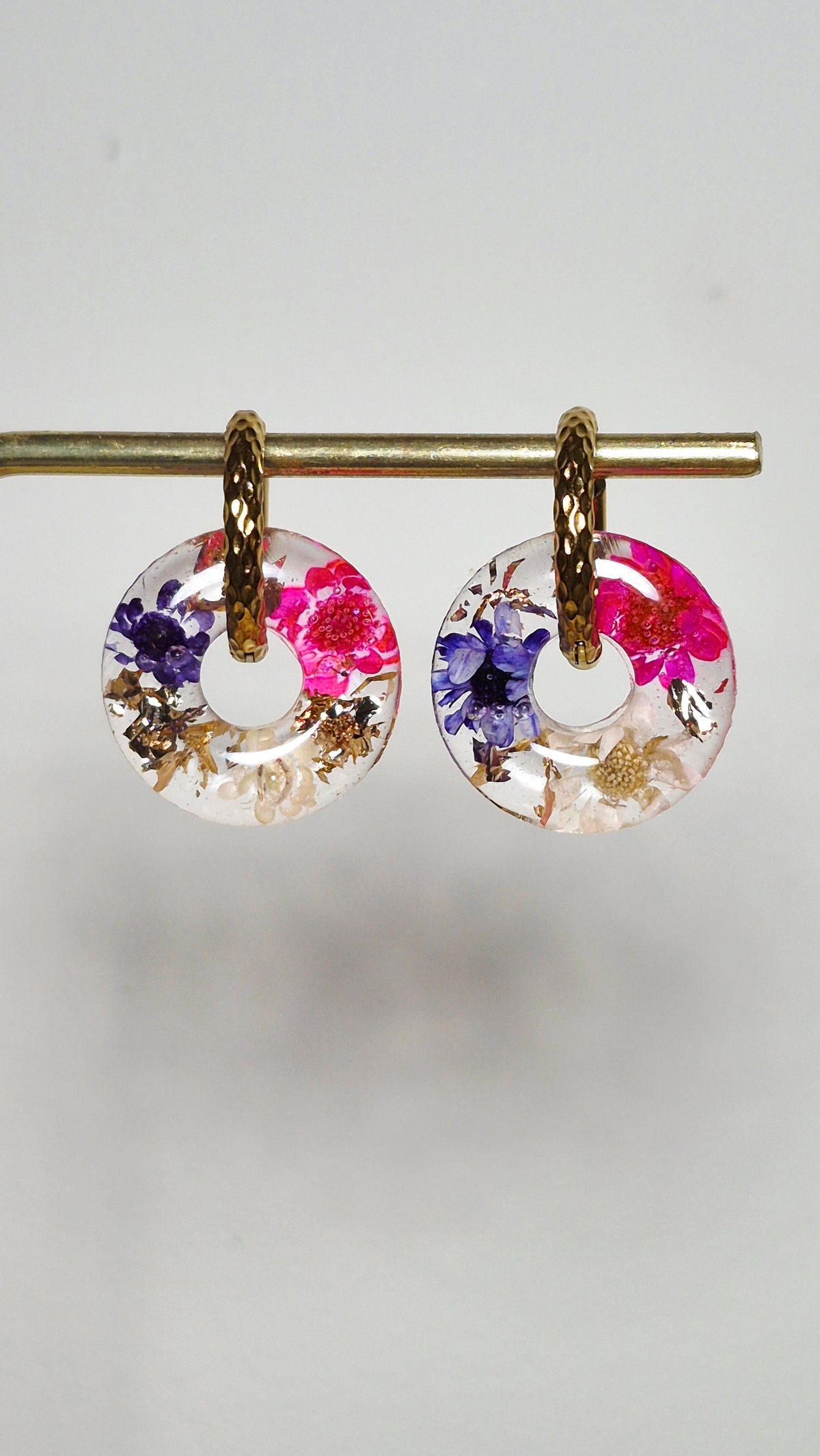 Transparentes et fleurs véritables (plusieurs modèles)