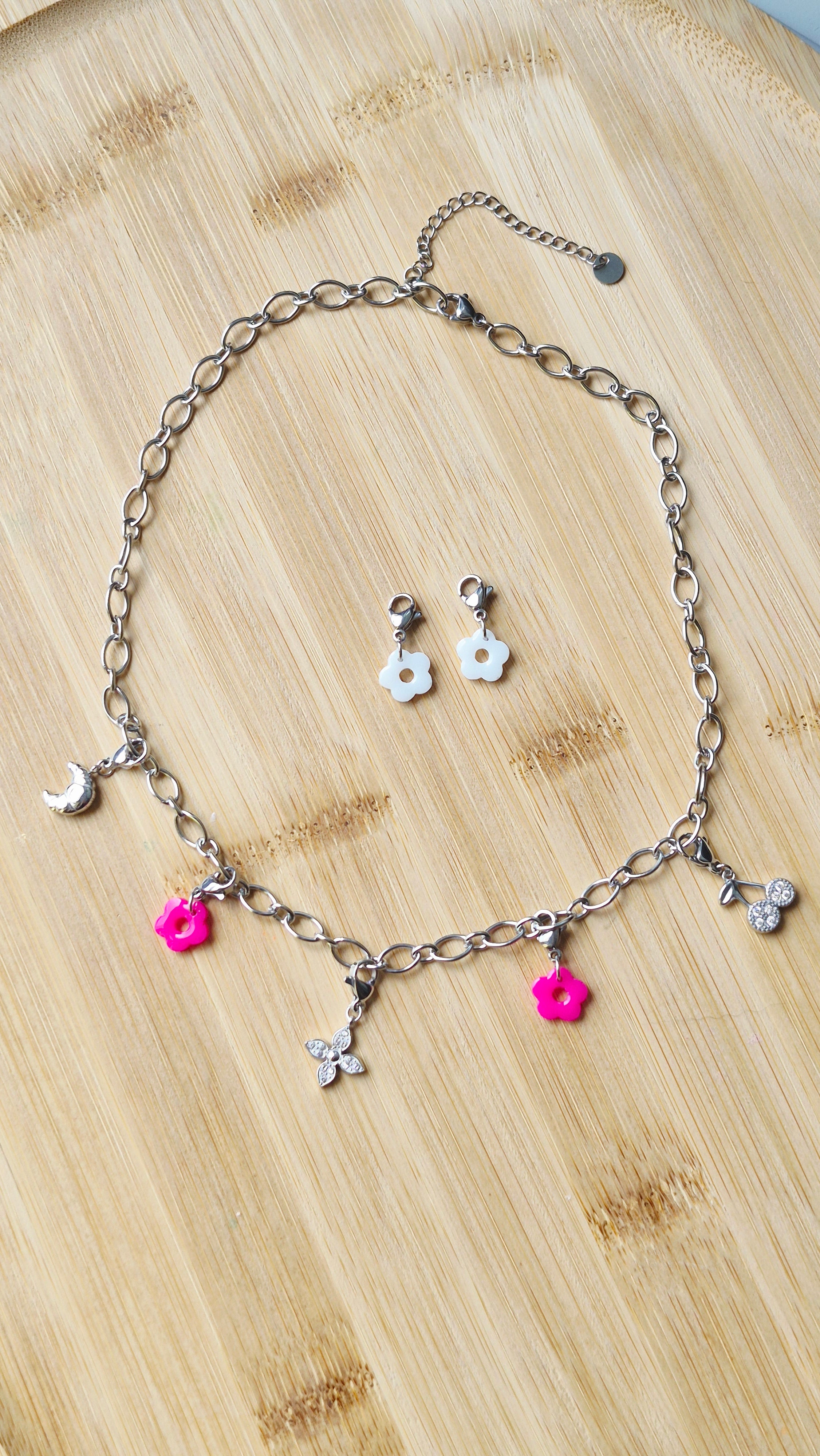 Collier charms collection coquette