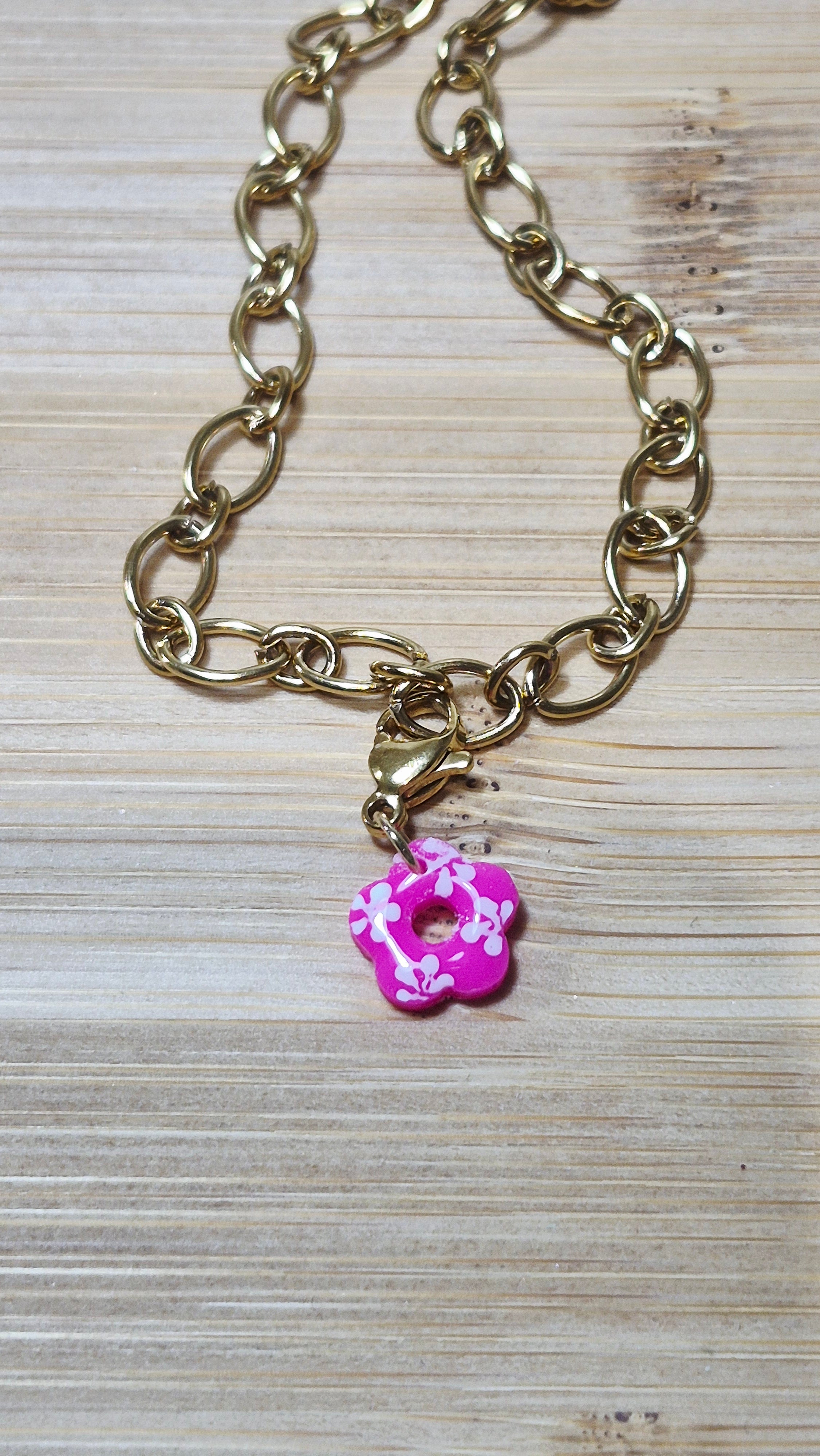 Fleur fushia motifs fleuri